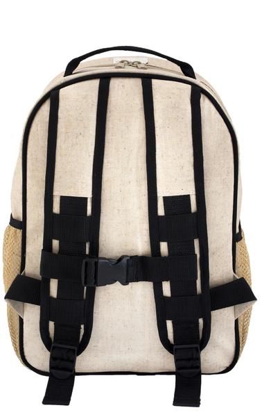SoYoung Raw Linen Pixopop Pishi and Friends Toddler School Backpack