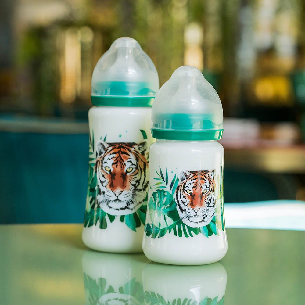 Tommy Lise - Wide Neck Baby Feeding Bottle (3 - 6 Months) - Wild & Free - 250ml