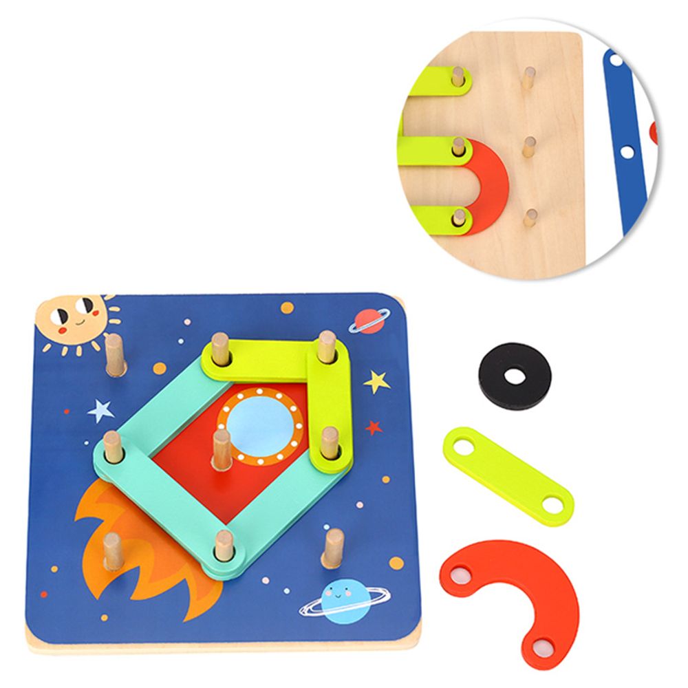 Tooky Toy - Wooden My Learning Puzzle - 24 pcs