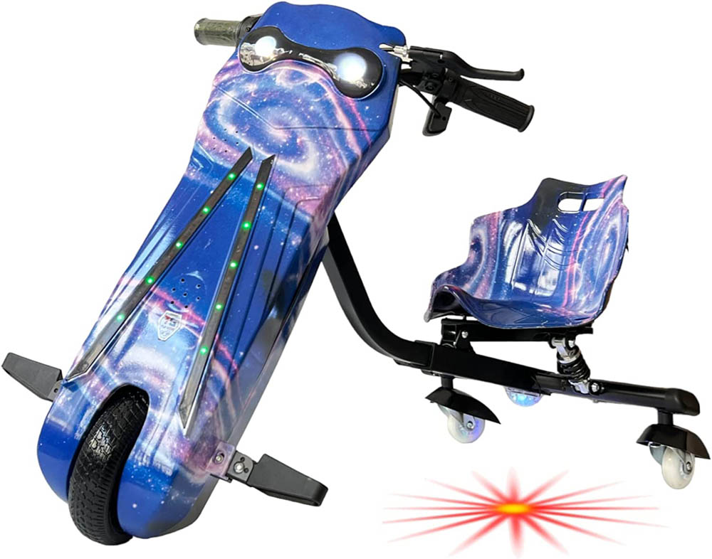 Top Gear - Drifting Scooter TG 36 3 Wheel Electric Scooter- Galaxy Blue