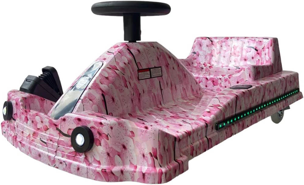 Top Gear - Electric Scooter Drifting Ride on Scooter - Pink