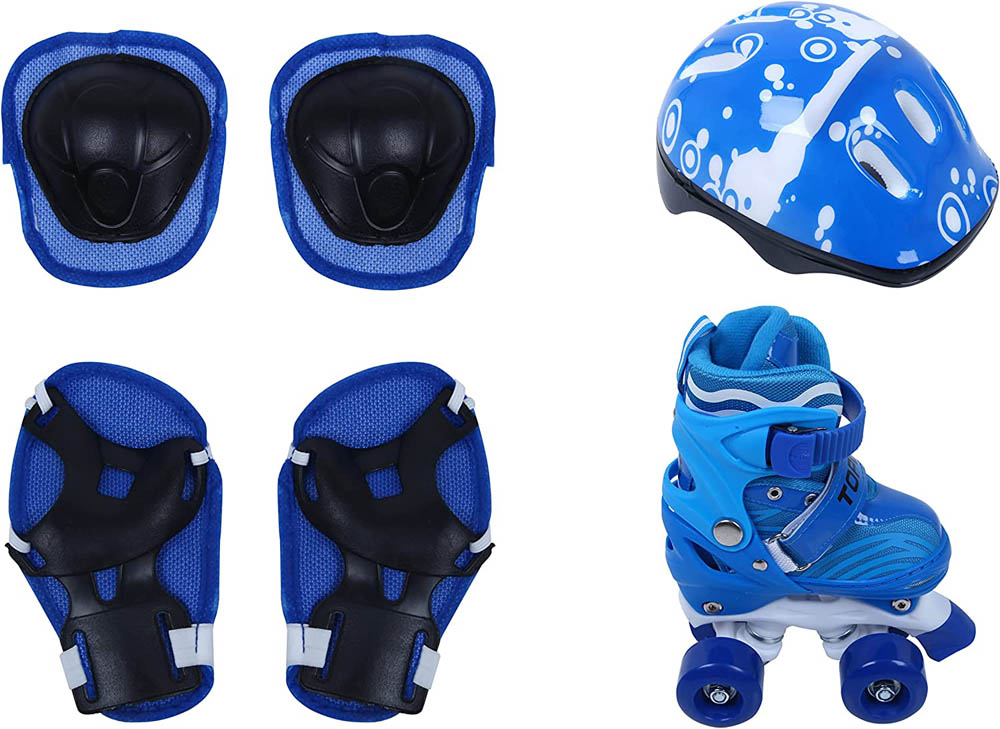 Top Gear - Roller Skates Shoes TG 9008 Adjustable for Kids - Blue
