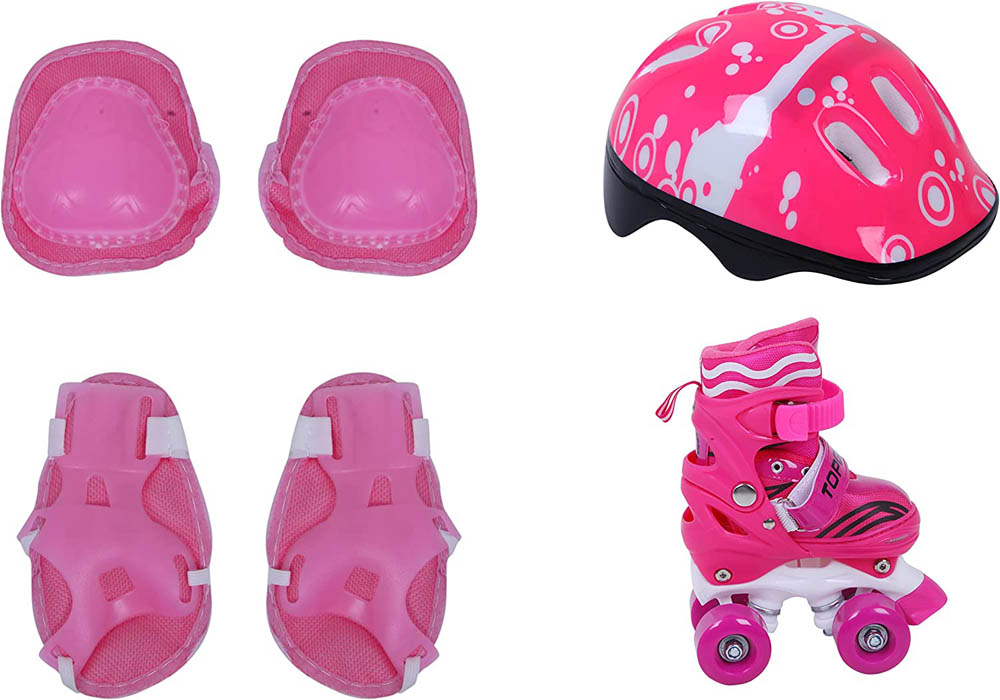 Top Gear - Roller Skates Shoes TG 9008 Adjustable for Kids - Pink