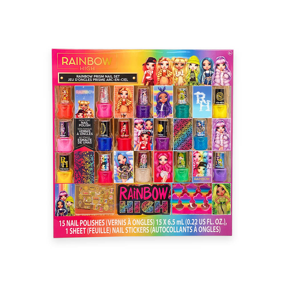 Townley Girl - 15 Pk Nail Polish With Toe Spacers and Stickers