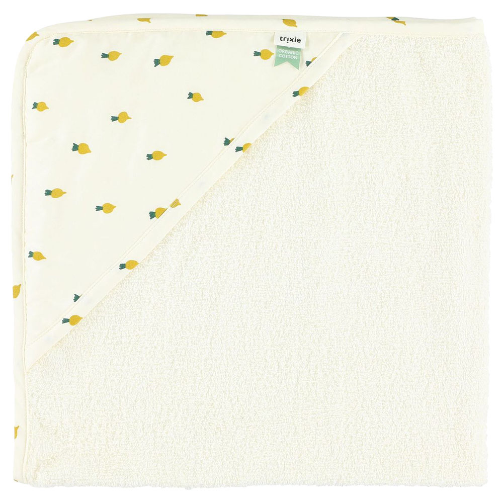 Trixie - Tiny Turnip Hooded Towel - White
