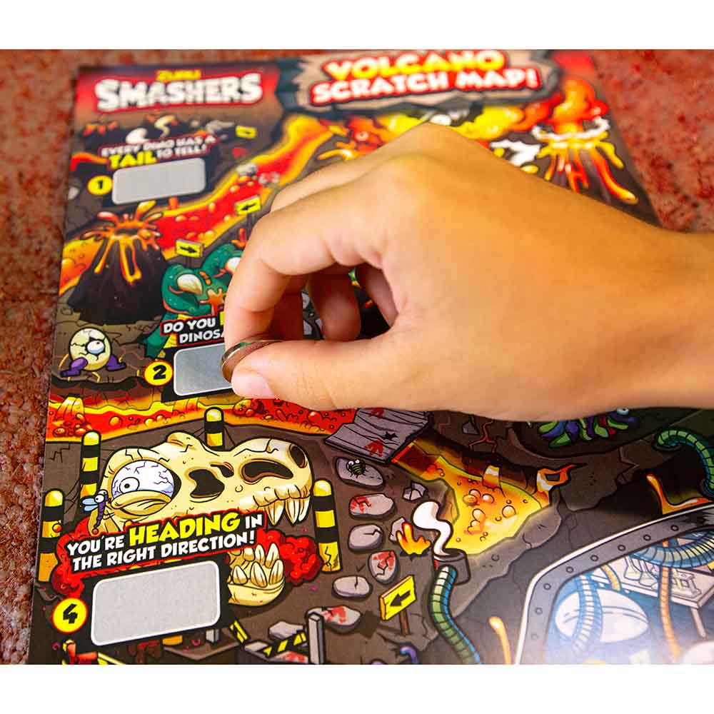 Smashers - Epic Egg Mega Light-Up Dino, Dinosaur Toy, 25 surprises