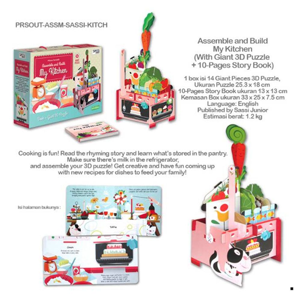 Tu Sun - Assemble And Build My Kitchen 14 Pieces