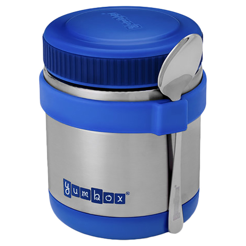 Yumbox - Thermal Jar Neptune Blue - spoon combo
