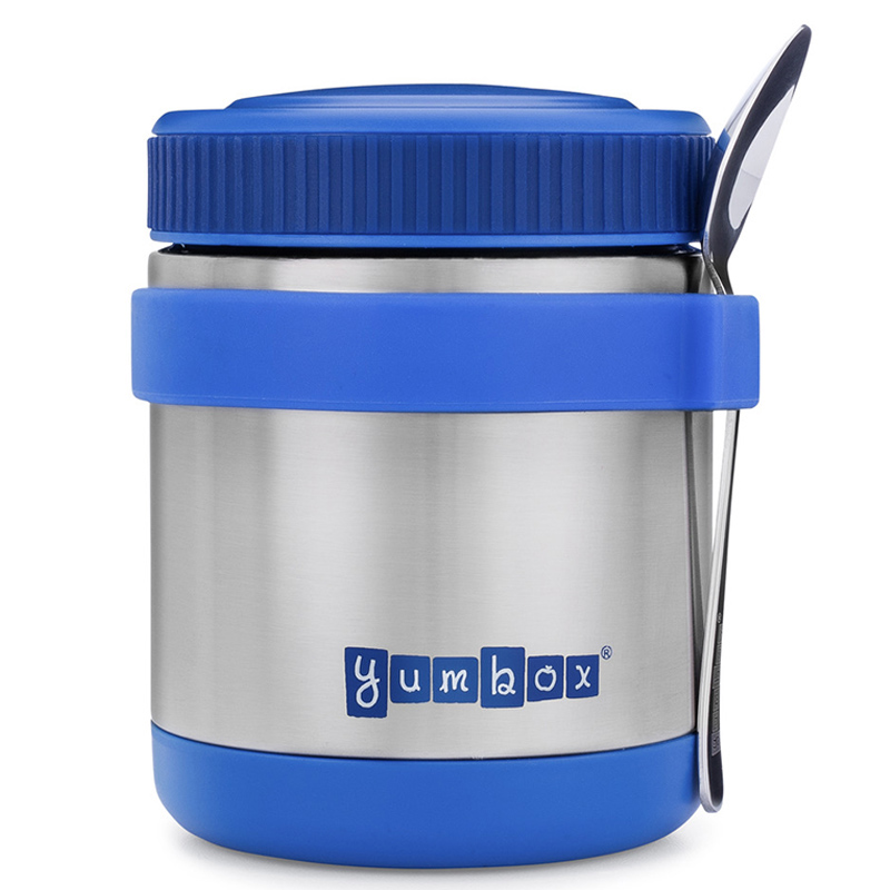 Yumbox - Thermal Jar Neptune Blue - spoon combo