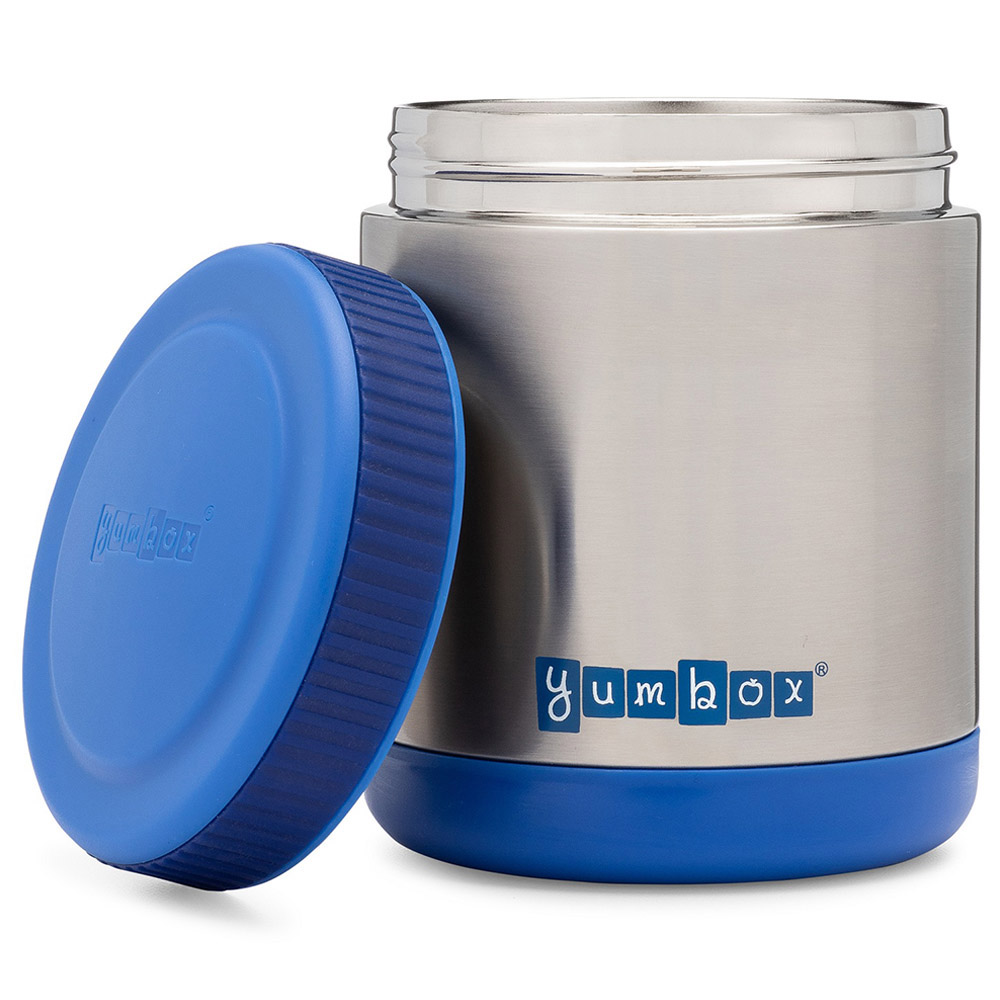 Yumbox - Thermal Jar Neptune Blue - spoon combo