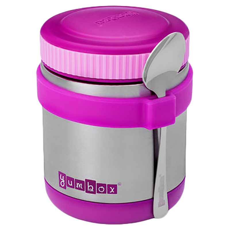Yumbox - Thermal Jar Bijoux Purple - spoon combo