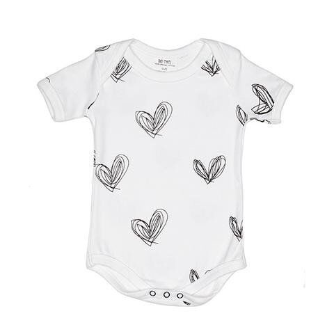 Two Tykes Short Sleeve I Heart You Baby Suit 1218 Months