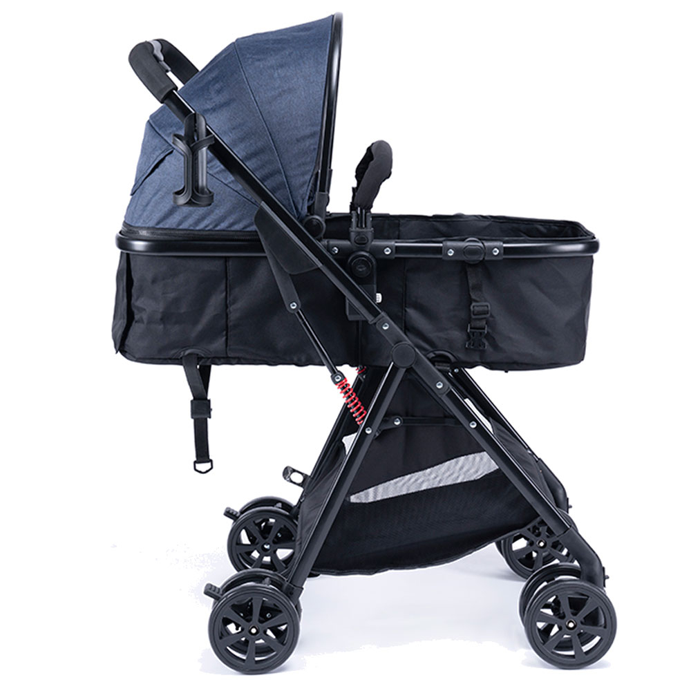 Uniqoo - 5 Blue - Portable Pram