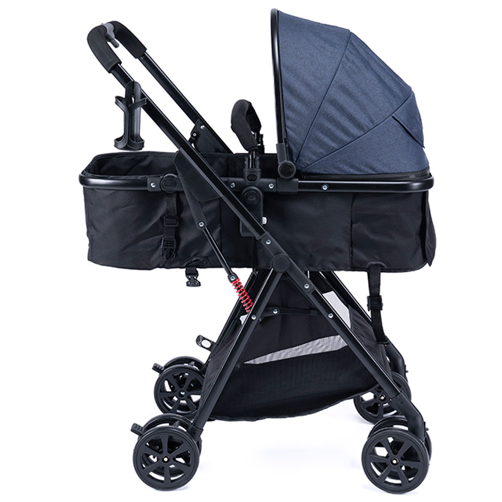 Uniqoo - 5 Blue - Portable Pram