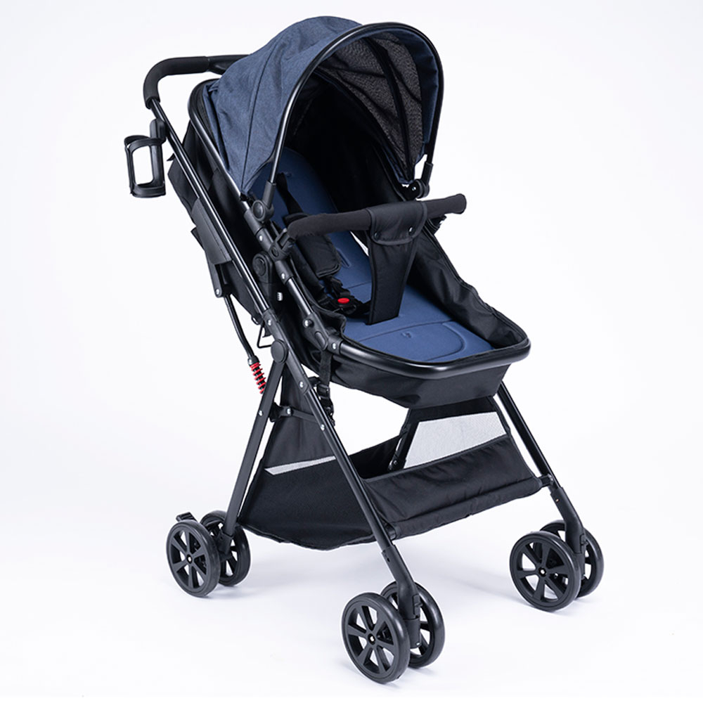 Uniqoo - 5 Blue - Portable Pram