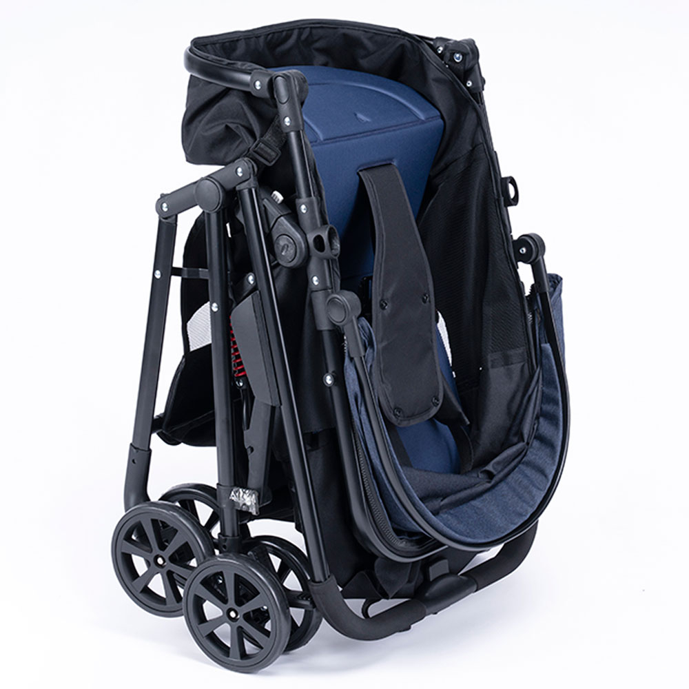 Uniqoo - 5 Blue - Portable Pram