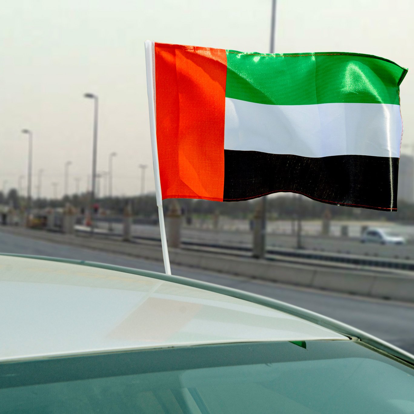 UAE Car Flag 48 X 24.4 Cm