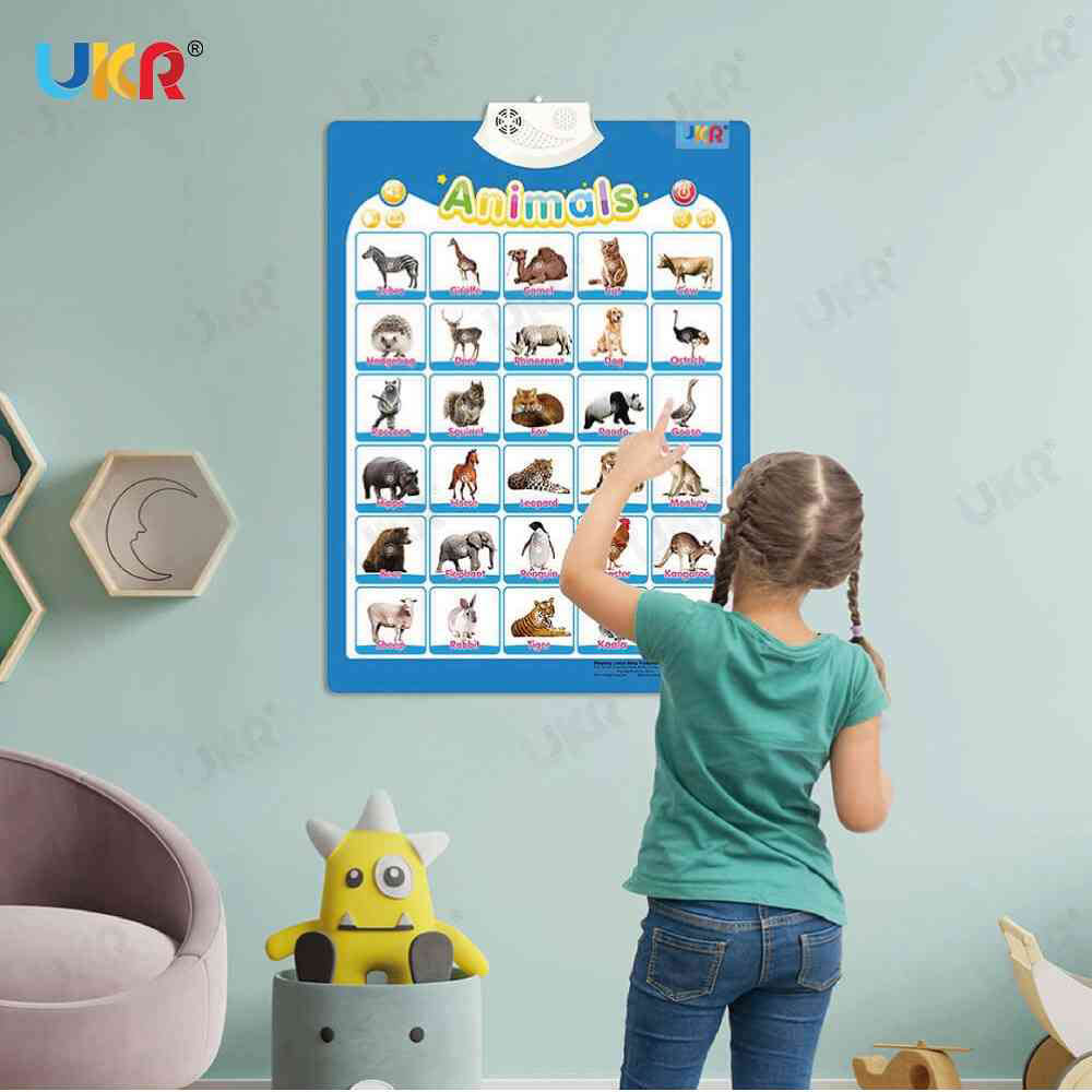 UKR - Animal Interactive Poster - Blue