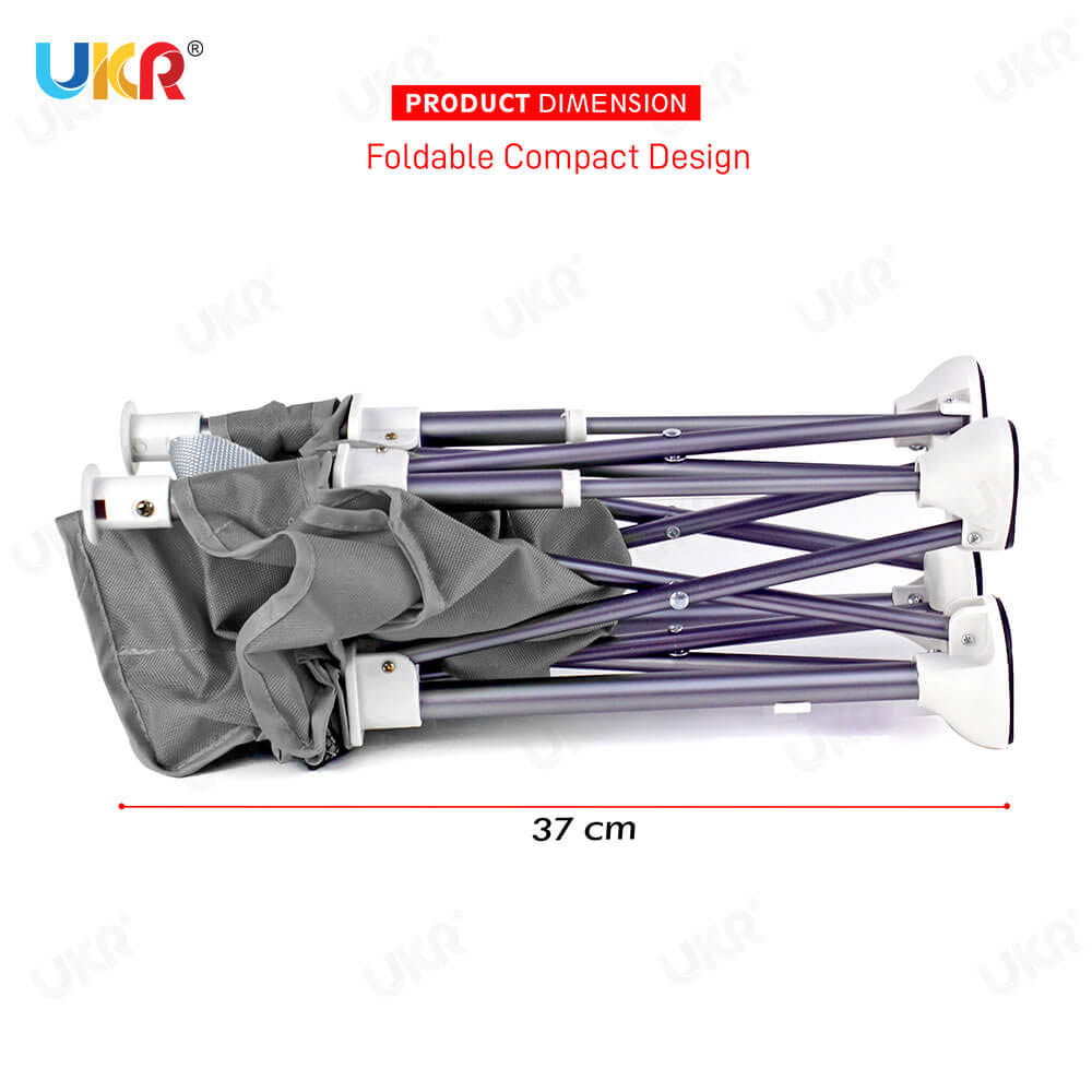 UKR - Baby Chair Folable With Bag - Gray