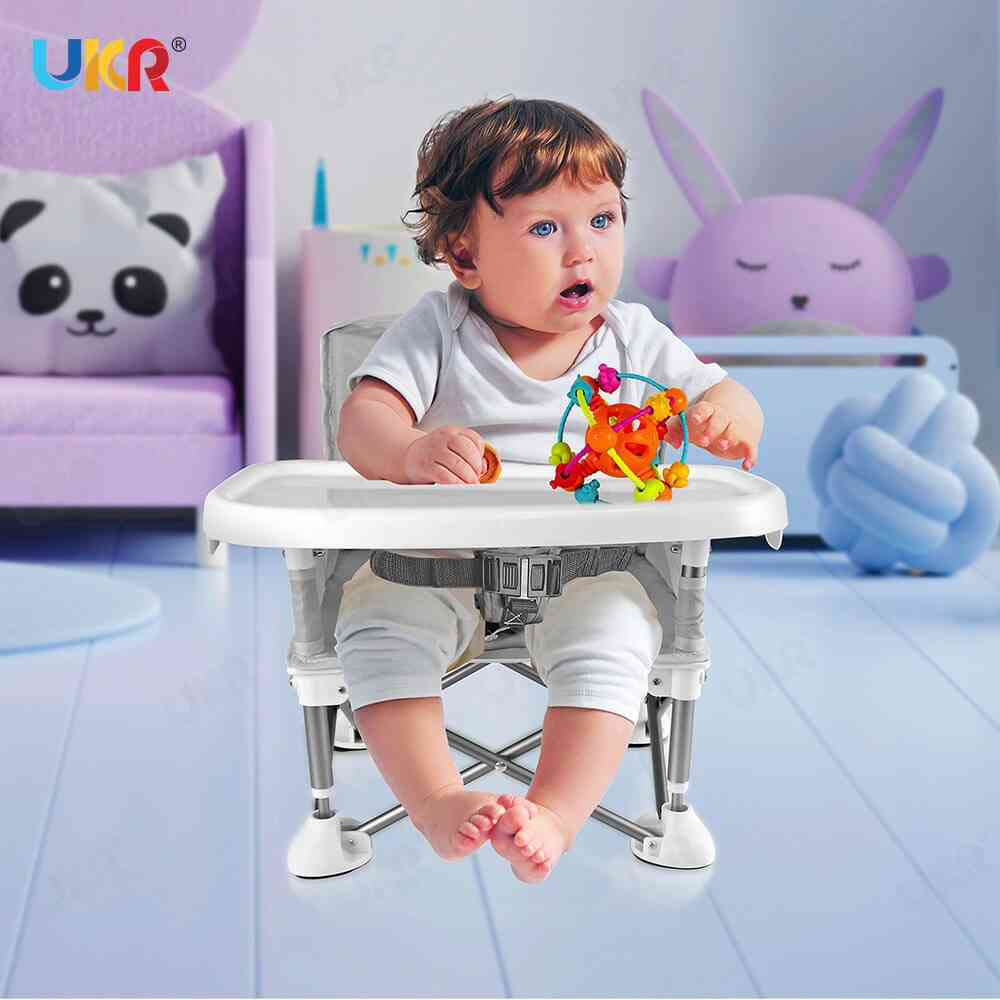 UKR - Baby Chair Folable With Bag - Gray
