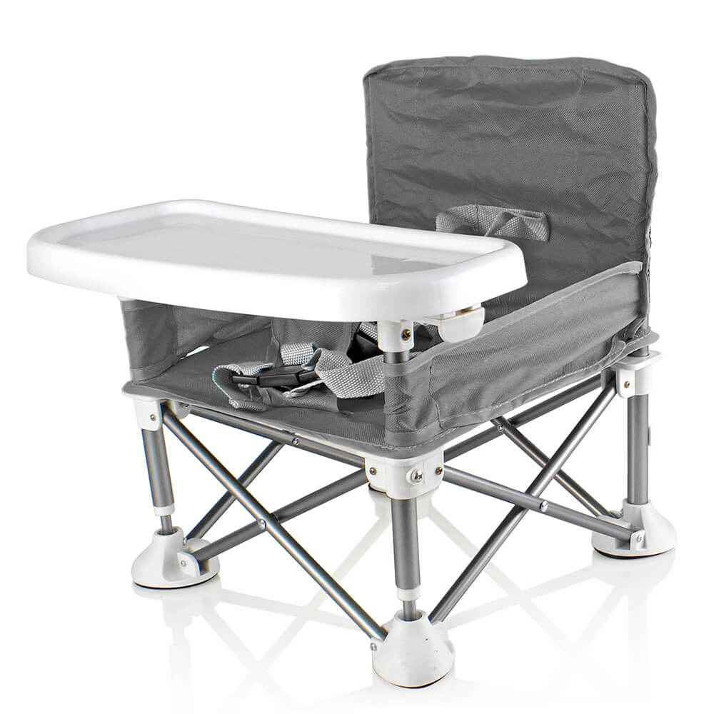 UKR - Baby Chair Folable With Bag - Gray