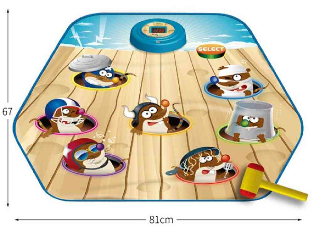UKR - Bop Moles Playmat - Brown