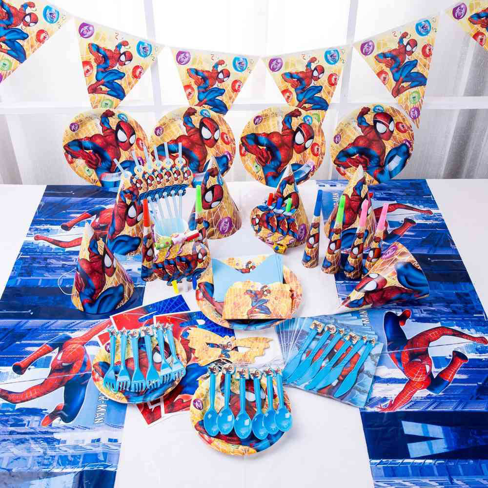 UKR - Spider Man Party Set - Blue