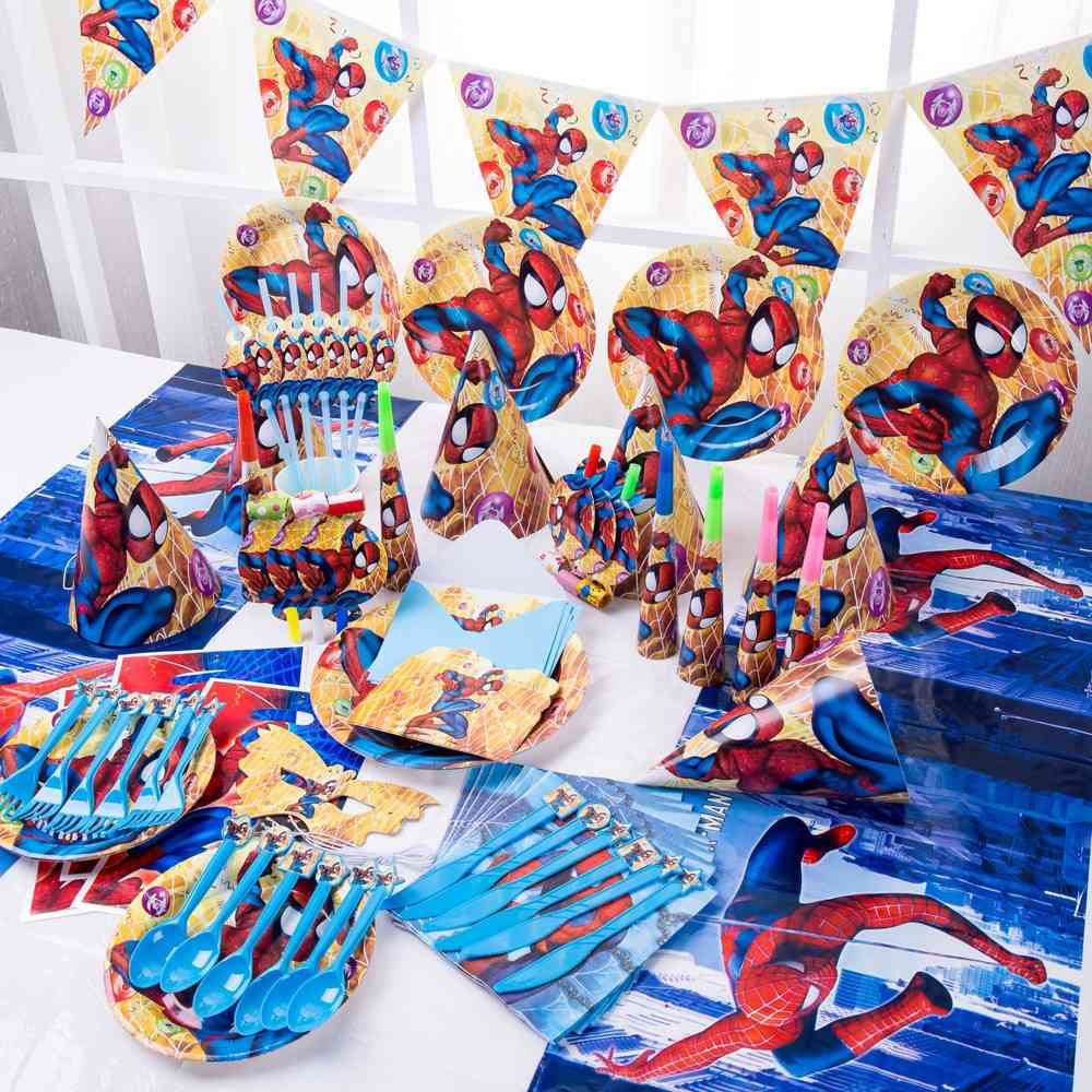 UKR - Spider Man Party Set - Blue