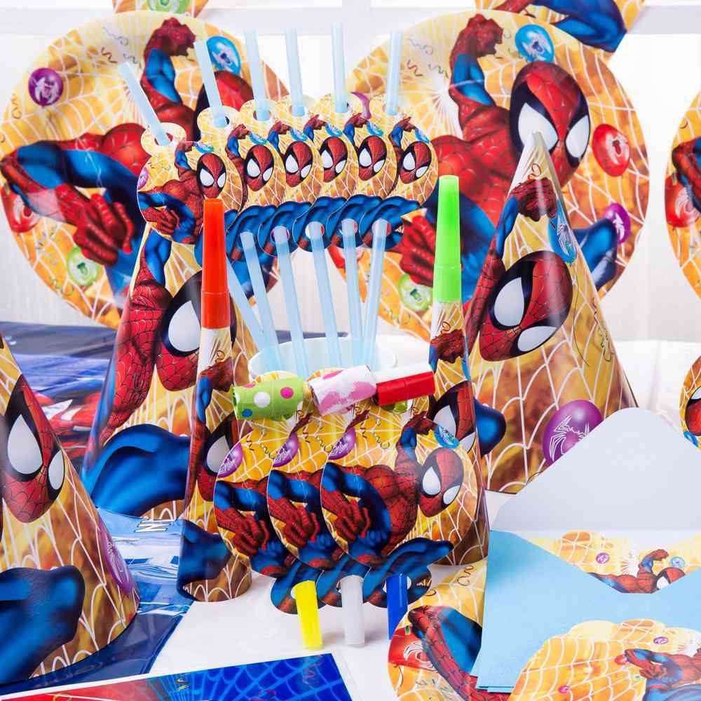 UKR - Spider Man Party Set - Blue