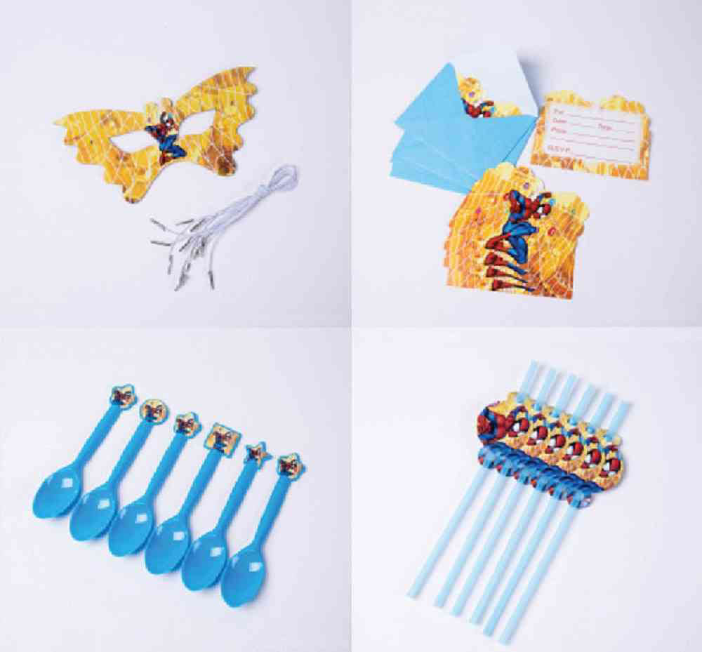 UKR - Spider Man Party Set - Blue