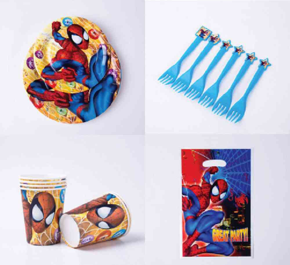 UKR - Spider Man Party Set - Blue