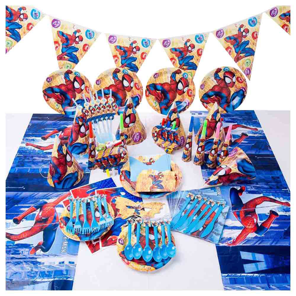 UKR - Spider Man Party Set - Blue