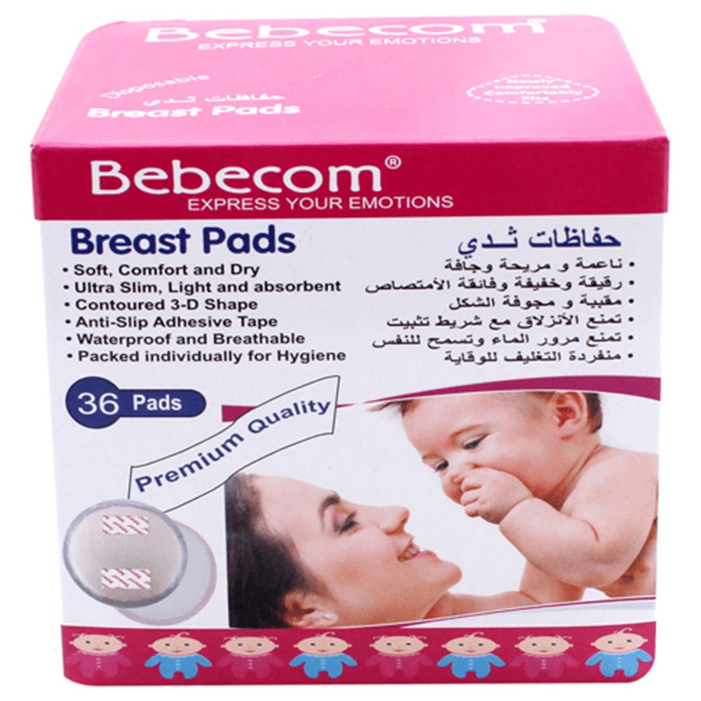 Bebecom - Breast Pads - 36 Pads