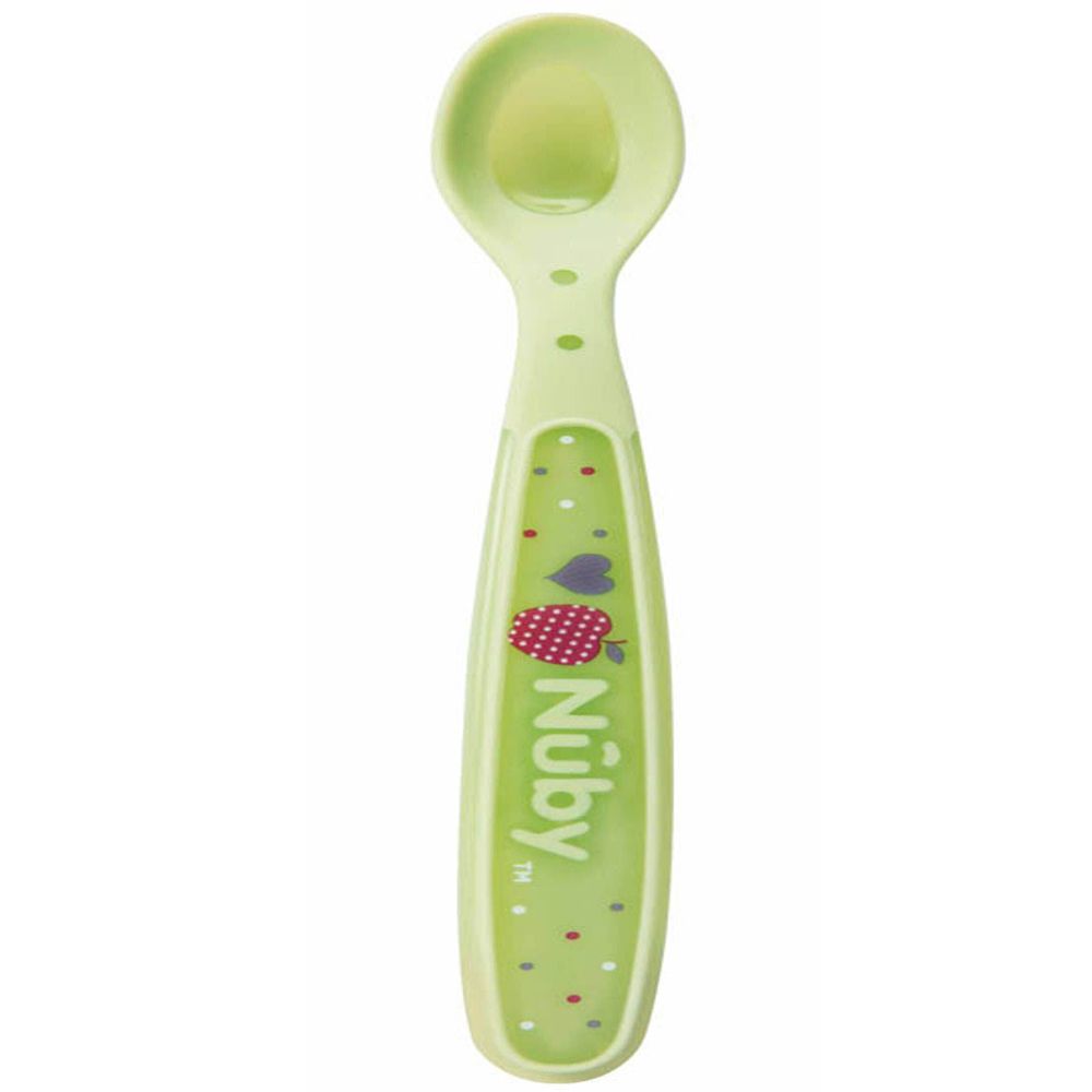 Nuby - Little Moments Hot Safe Spoon 2 Pc Green