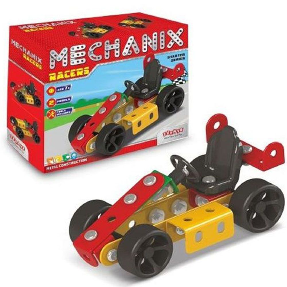 Mechanix - Starter Racers - 12 parts & 2 Engineering Models