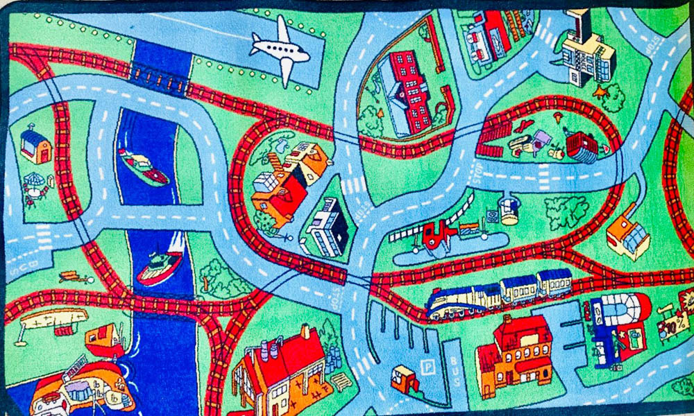 Belguim - CPR 454 - Highways & Byways Value Size Rugs: 123x198cm