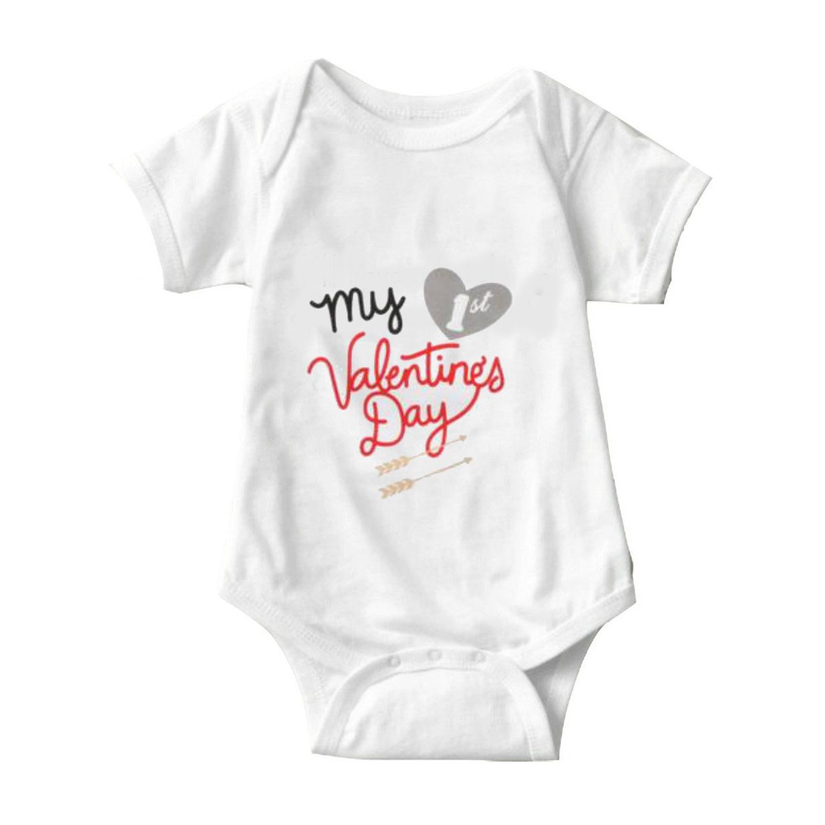 My 1st Valentine's Day Onesie & Tutu Set