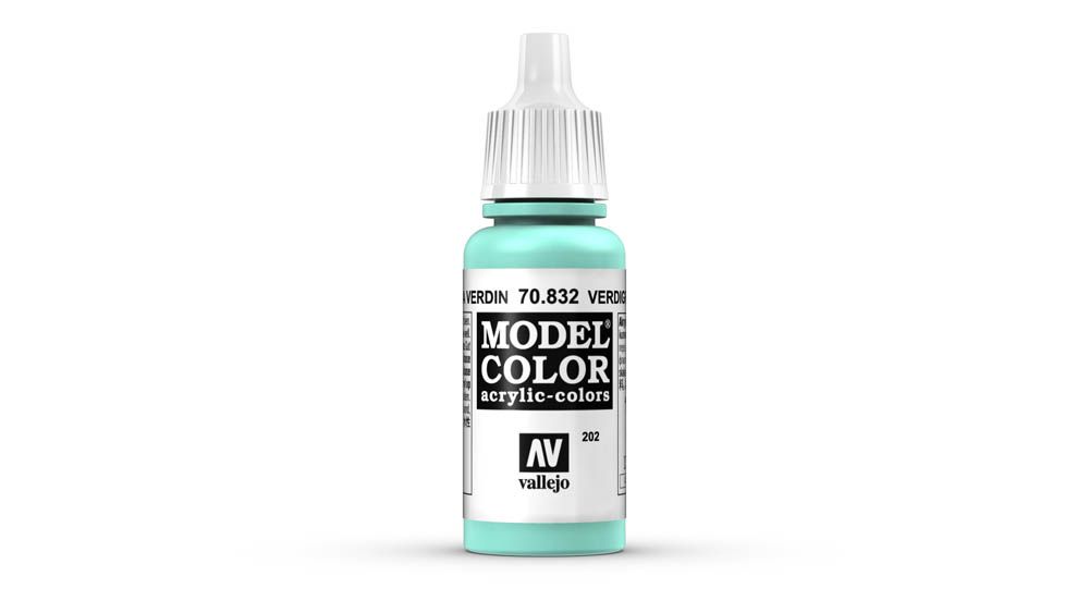 Vallejo - 70.832 Model Color Paint 17ml - Verdigris Glaze