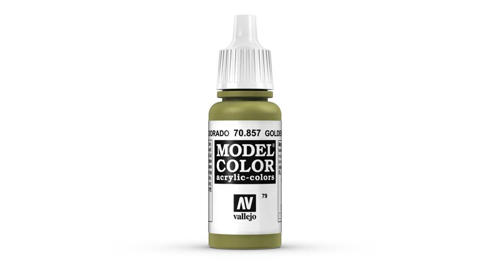 Vallejo - 70.857 Model Color Paint 17ml - Golden Olive