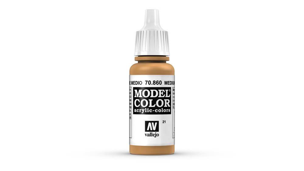 Vallejo - 70.860 Model Color Paint 17ml - Medium Fleshtone