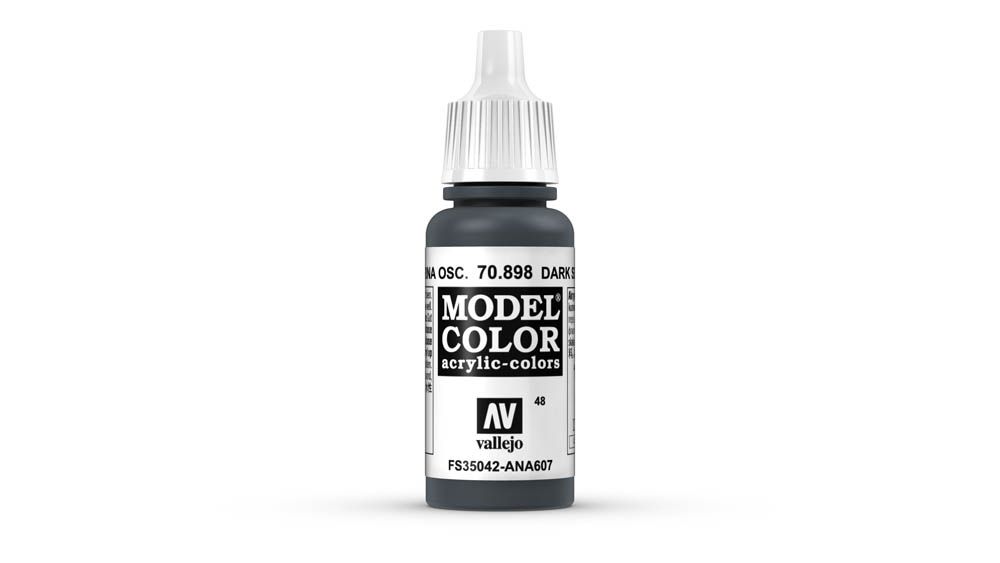Vallejo - 70.898 Model Color Paint 17ml - Dark Sea Blue