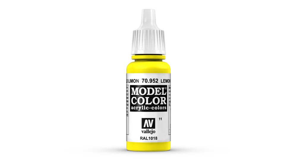 Vallejo - 70.952 Model Color Paint 17ml - Lemon Yellow
