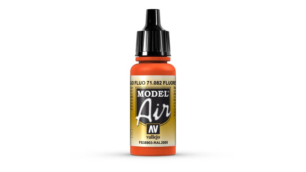 Vallejo-71-082-Model-Air-Paint-17ml-Fluorescent-Red