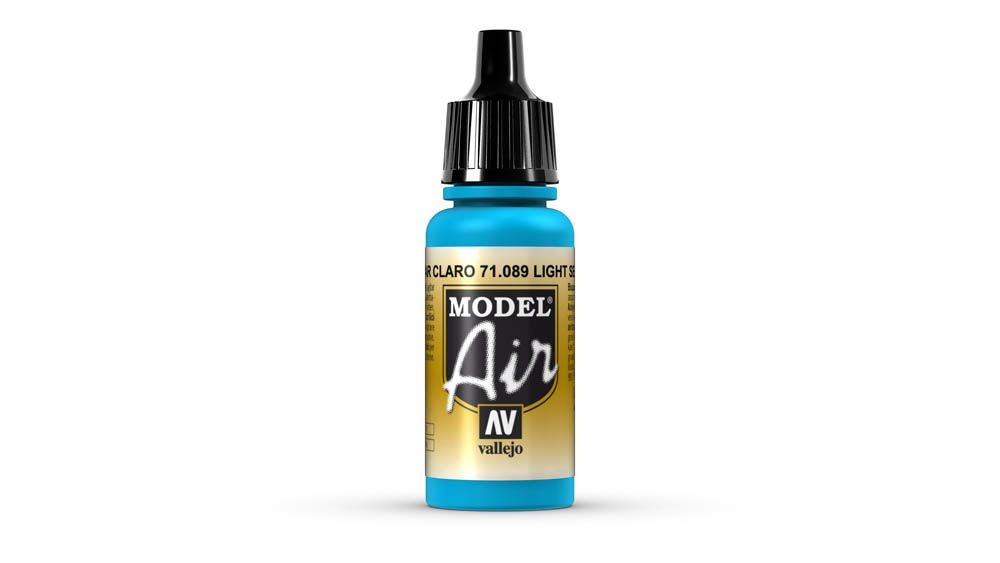 Vallejo - 71.089 Model Air Paint 17ml - Light Sea Blue