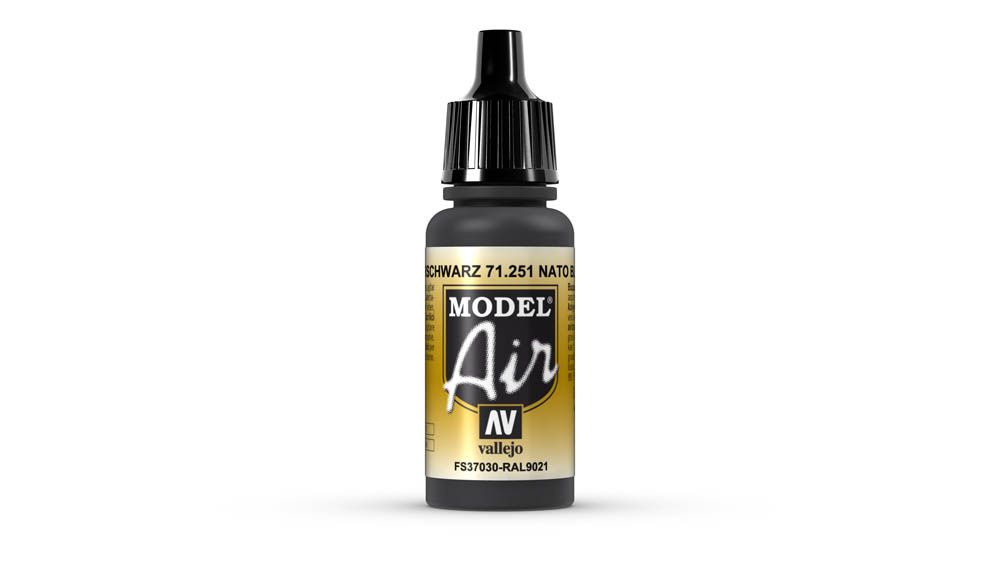Vallejo - 71.251 Model Air Paint 17ml - Nato Black