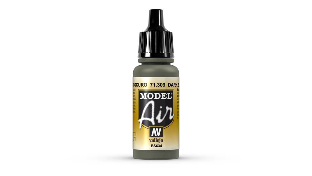Vallejo - 71.309 Model Air Paint 17ml - Dark Slate Grey