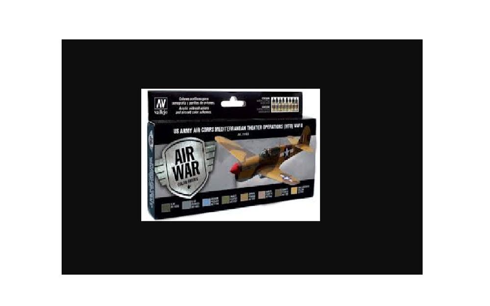 Vallejo - 71183 Air War US Army Air Corps Mediterranean 8pcs