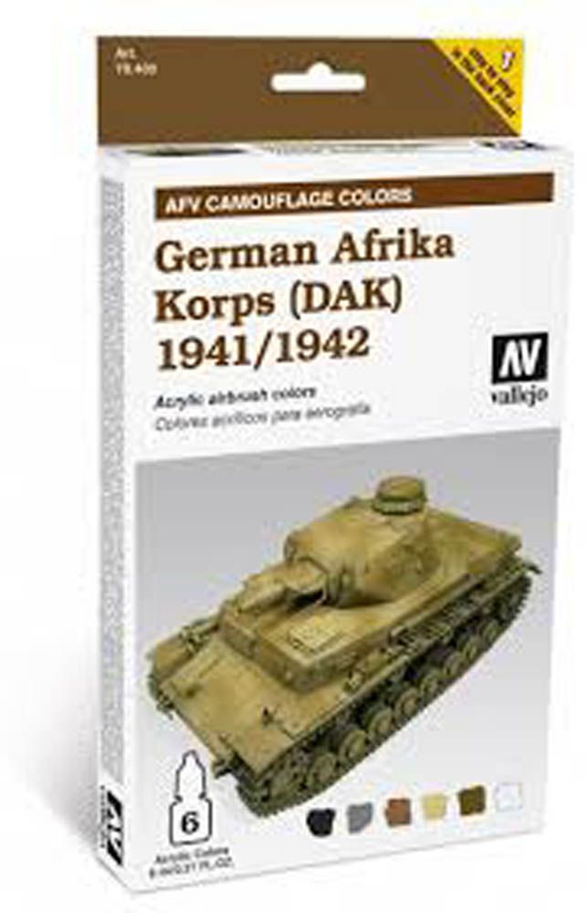 Vallejo Painting System 6x8ml German Afrika Korps 1941/1942