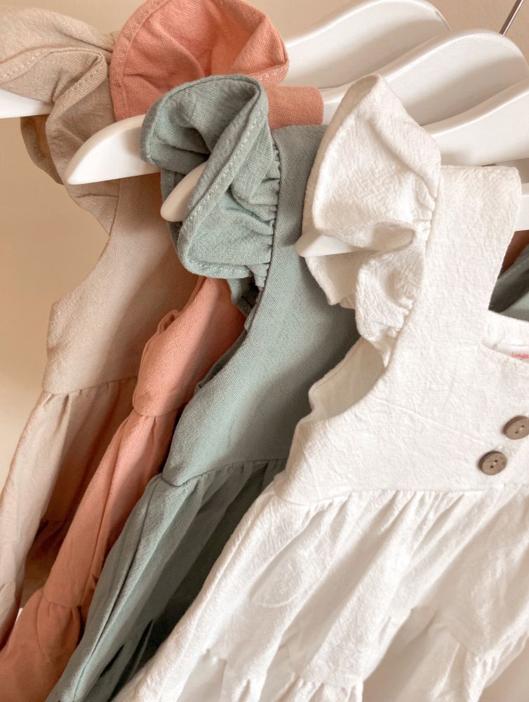 Vanya's Closet - Emilia Dress - Olive - 4 Years