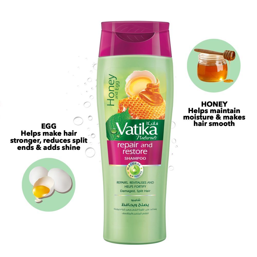 Vatika Repair and Restore Shampoo 400ml